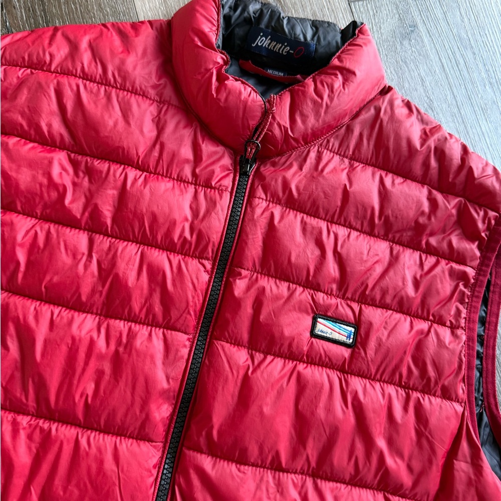 johnnie-O Crimson Quilted Vest